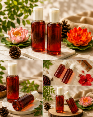 Hand made hair oil