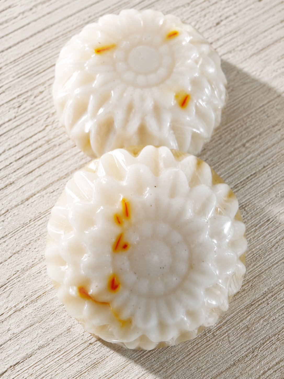 Handcrafted Shea Butter Soap with Saffron & Almond Oil