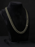 Unisex Olive Green Cartier Inspired Chain