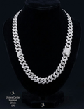 Unisex Silver Cartier Inspired Chain