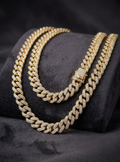 Unisex Cartier Inspired Iced-Out Chain
