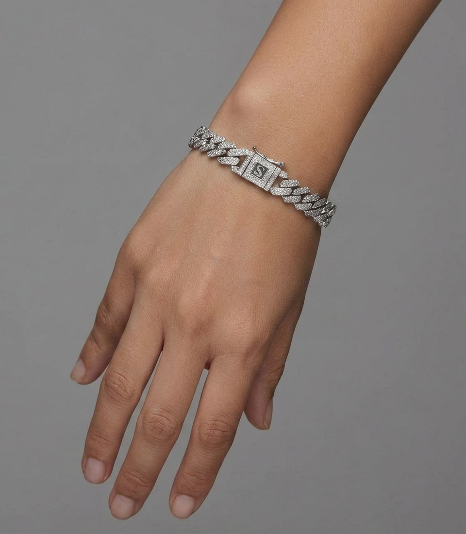 Luxury Unisex Cuban Chain Bracelet