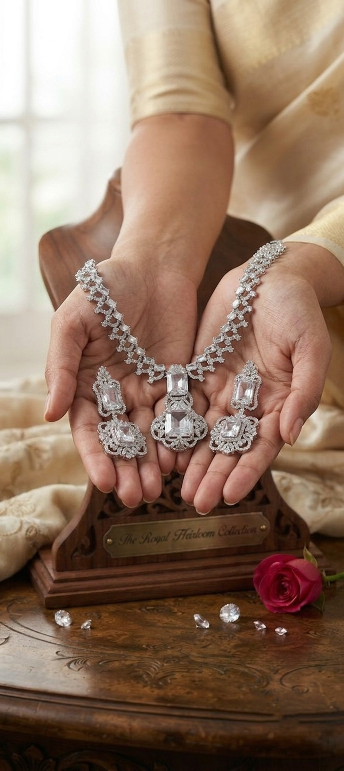 Luxury Crystal Necklace Set