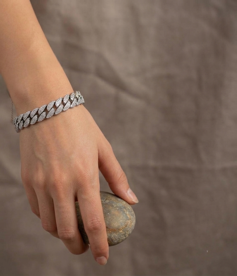 Luxury Iced Cuban Link Bracelet