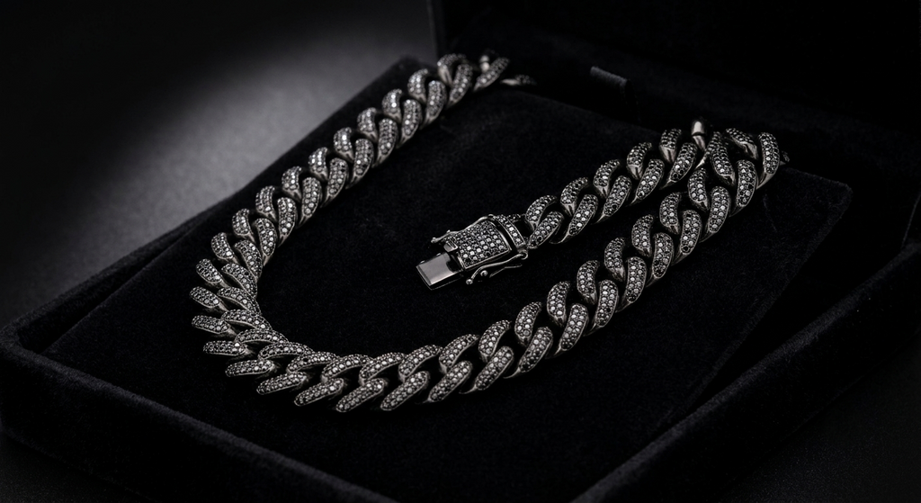 Unisex Black Cartier Inspired Chain