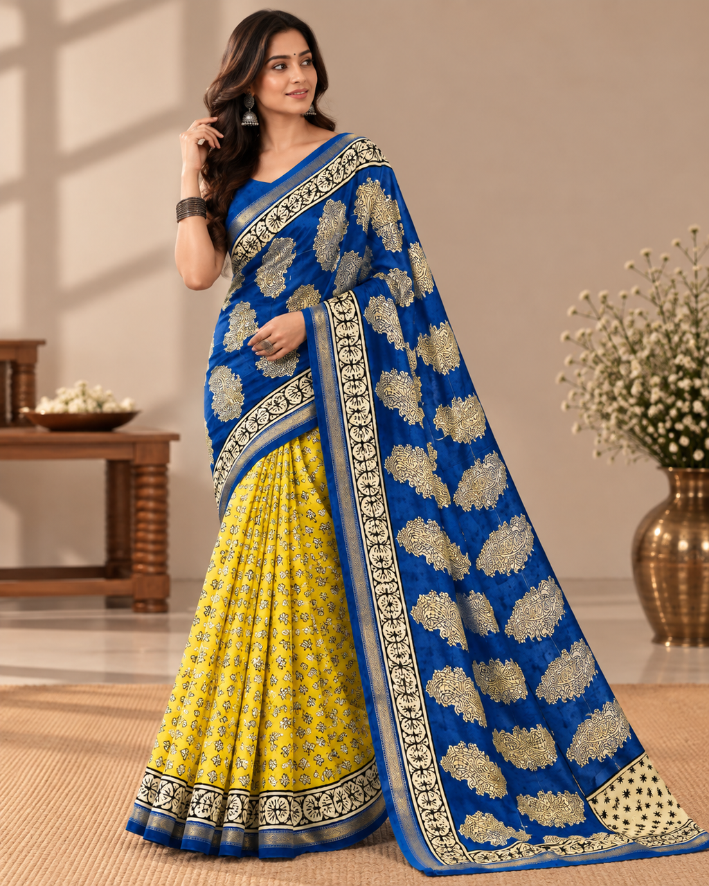 Maheshwari Silk Saree