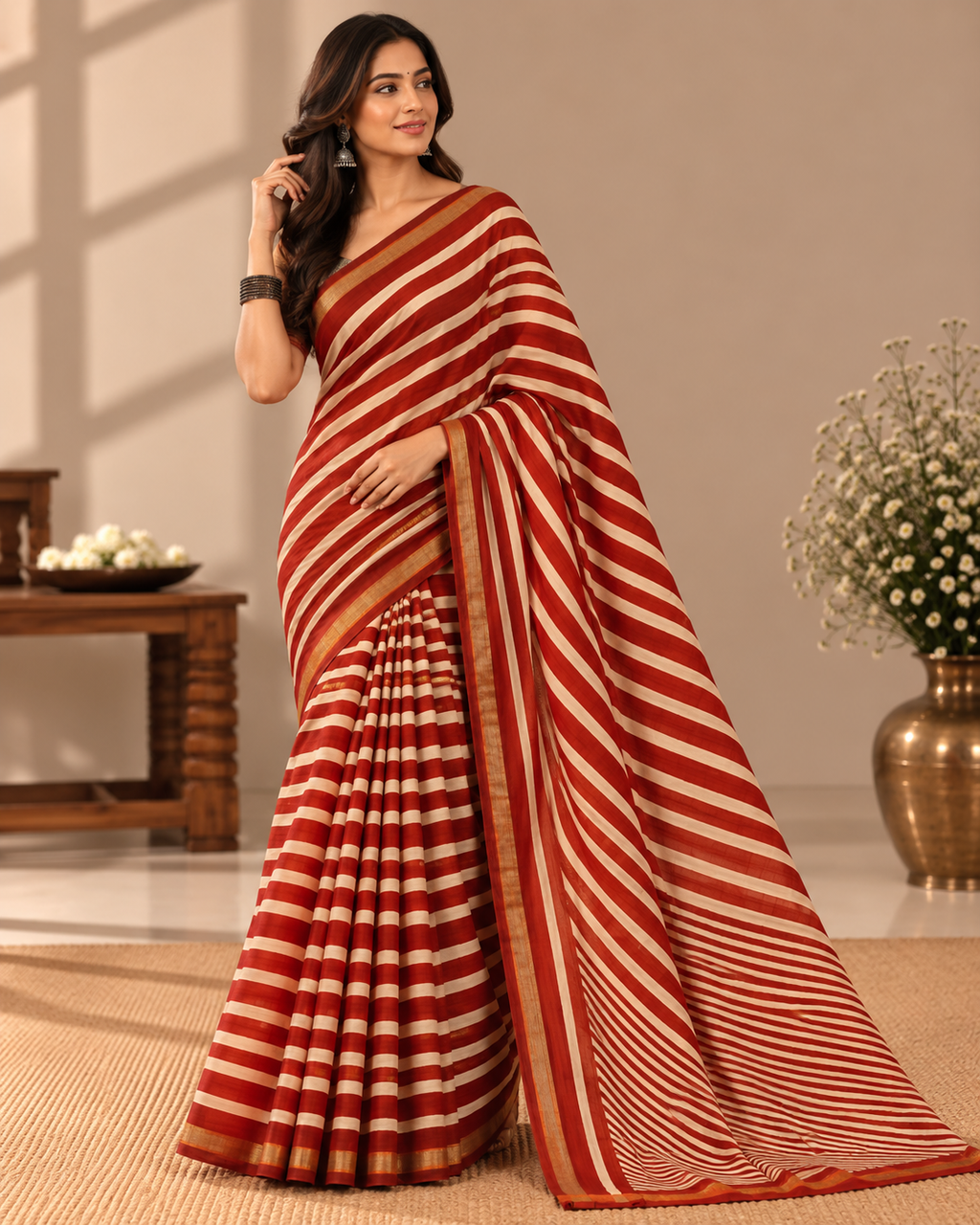 Maheshwari Silk Saree