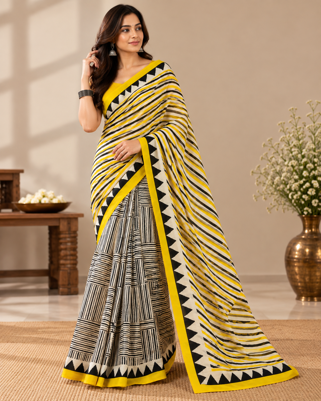 Maheshwari Silk Saree