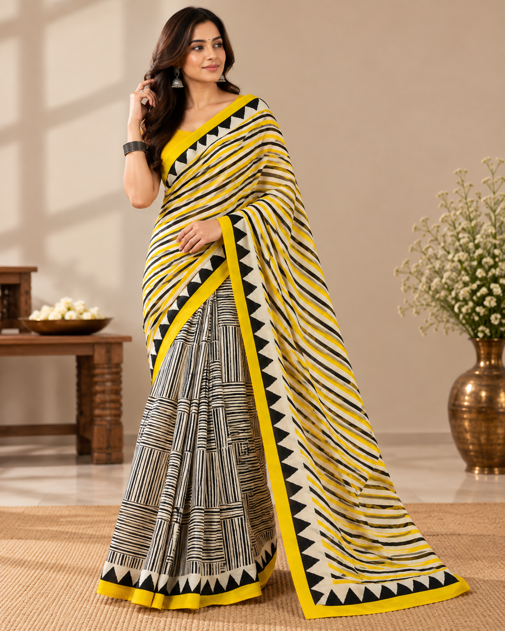 Maheshwari Silk Saree