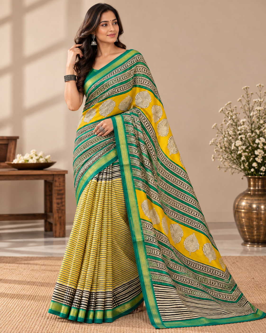 Maheshwari Silk Saree
