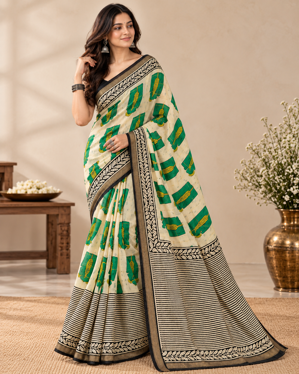 Maheshwari Silk Saree