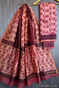 Printed Chanderi Silk Suit Set