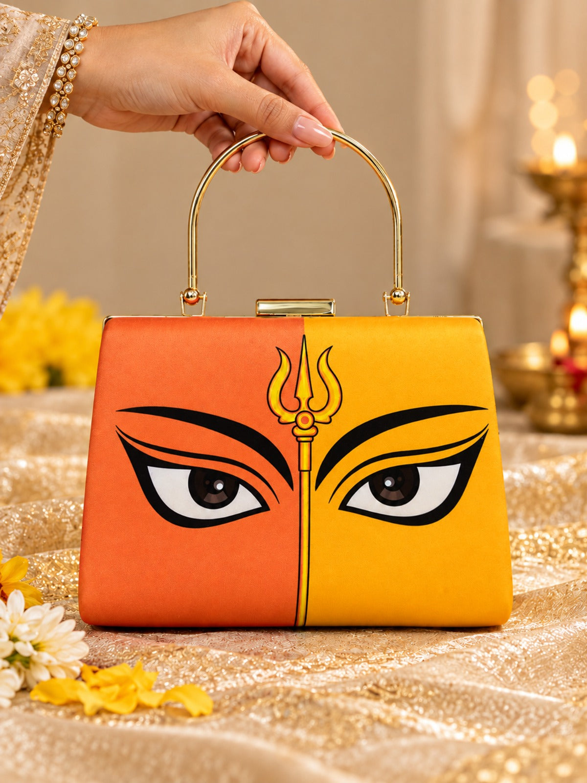 Navratri & Durga Puja Special Printed Clutches