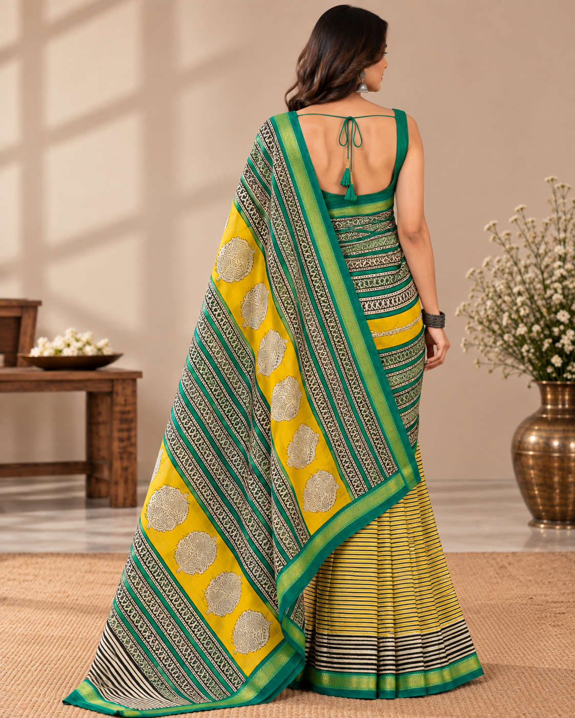 Maheshwari Silk Saree