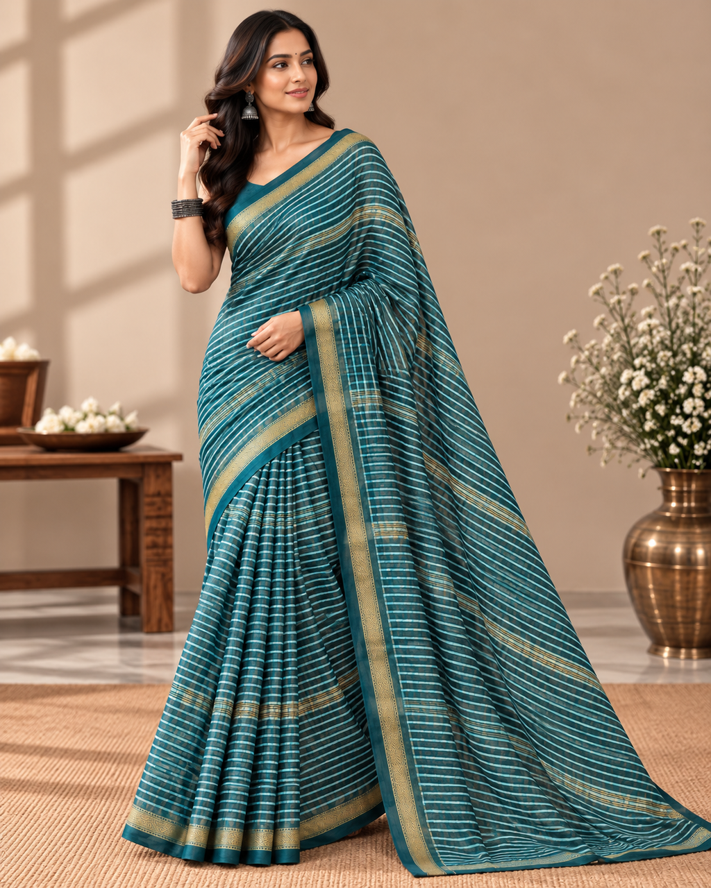 Maheshwari Silk Saree